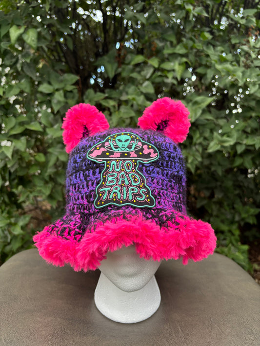'No Bad Trips' Bucket Hat